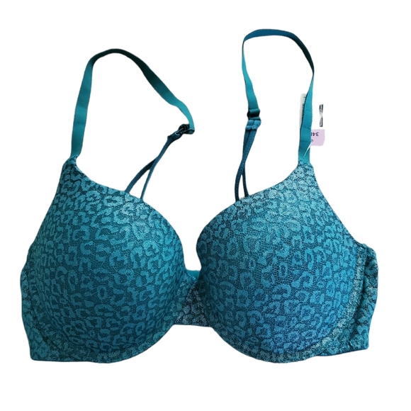 No Boundaries NWT All Over Push Up with a Lace Design Adjustable Straps 1012 - Picture 2 of 5